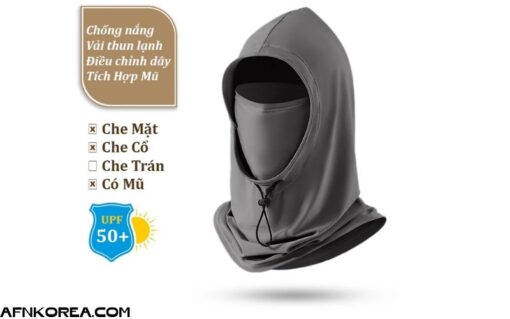 Khẩu Trang Mũ Hoodie Chống Nắng